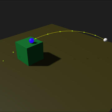 Curved collision detection