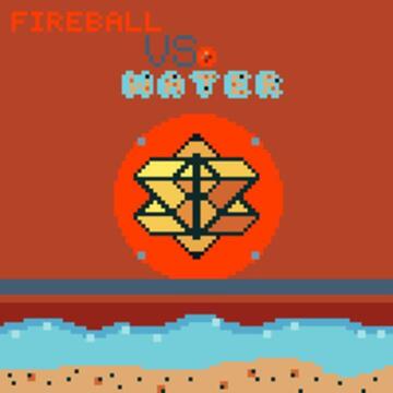 flaming ball  on water 2