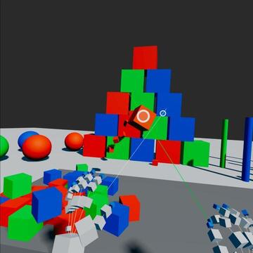 WebXR Hands + Physics